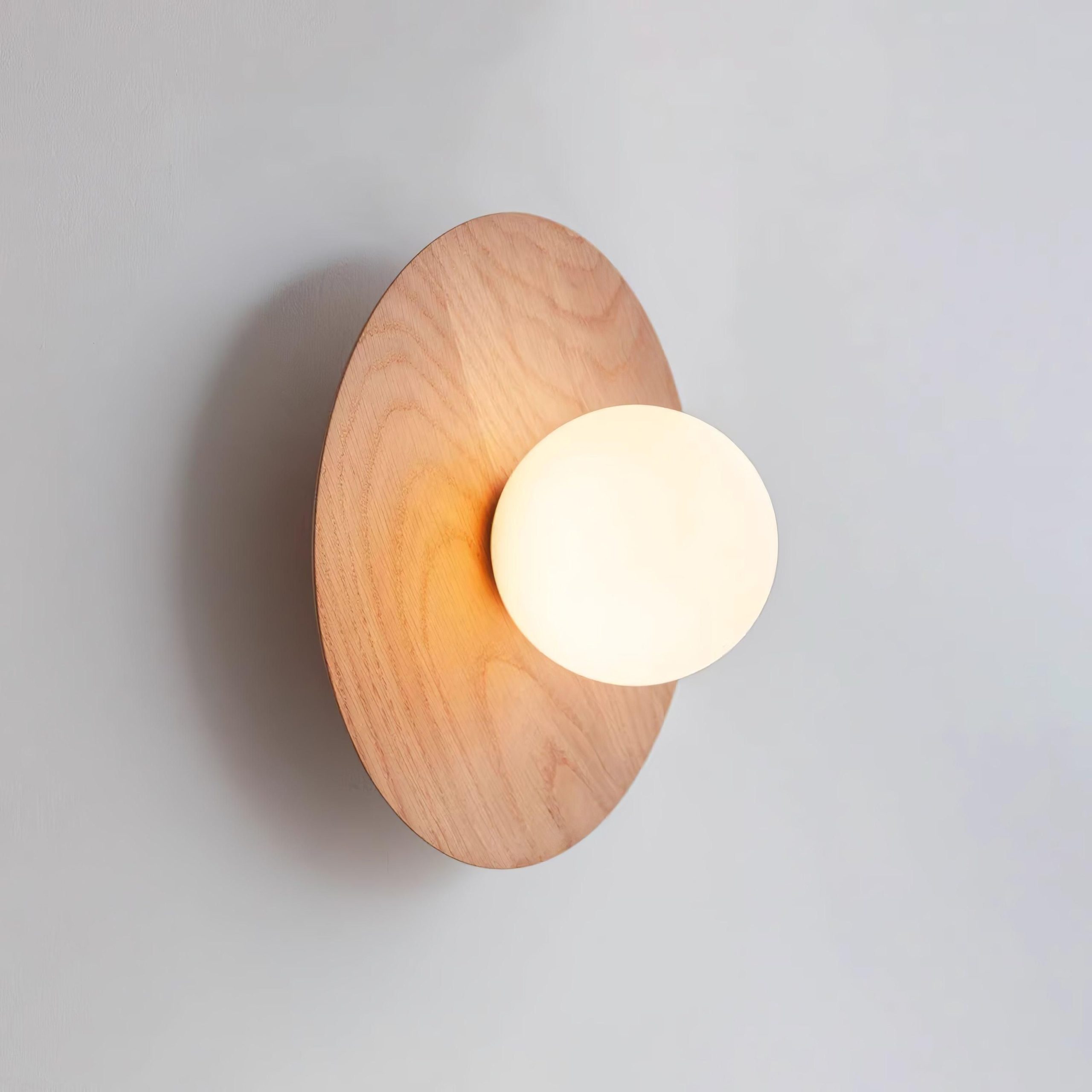 luminaire mural en bois Woods