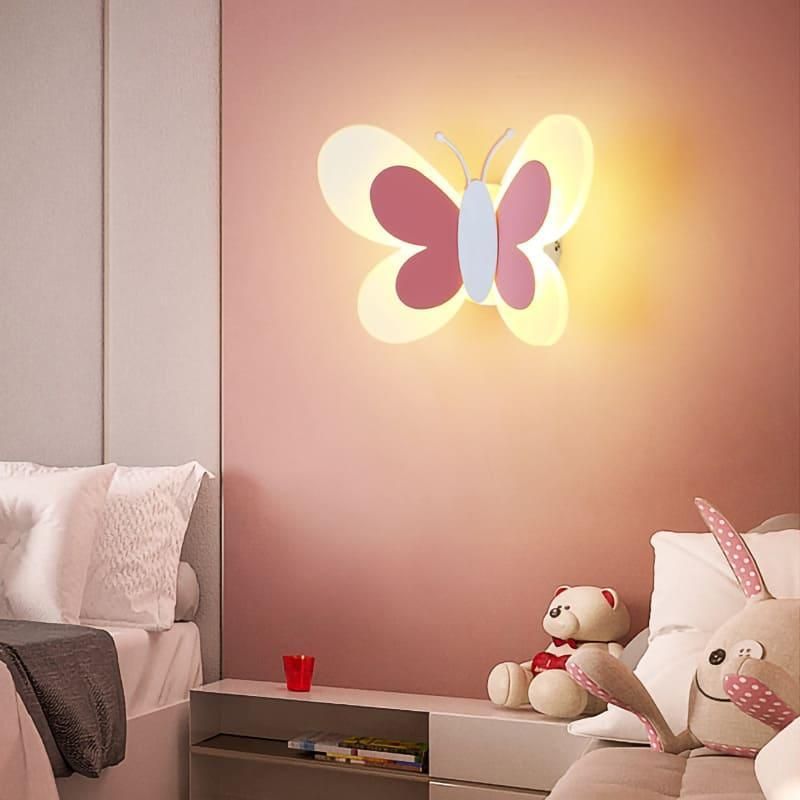 applique murale papillonne