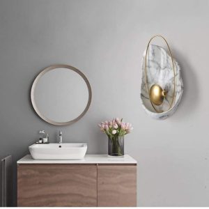 applique murale coquillage salle de bain