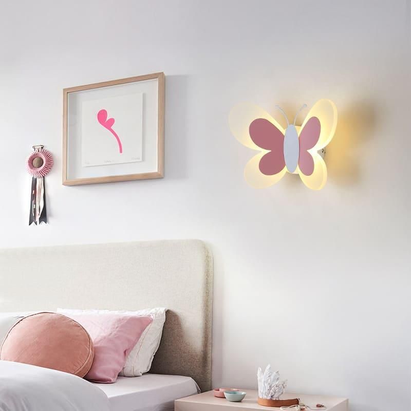 applique murale design papillonne