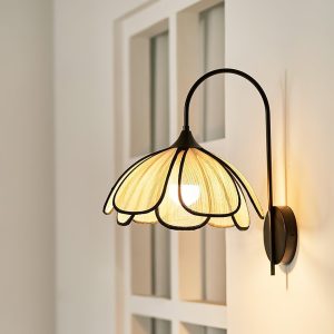 lampe murale en forme de fleur