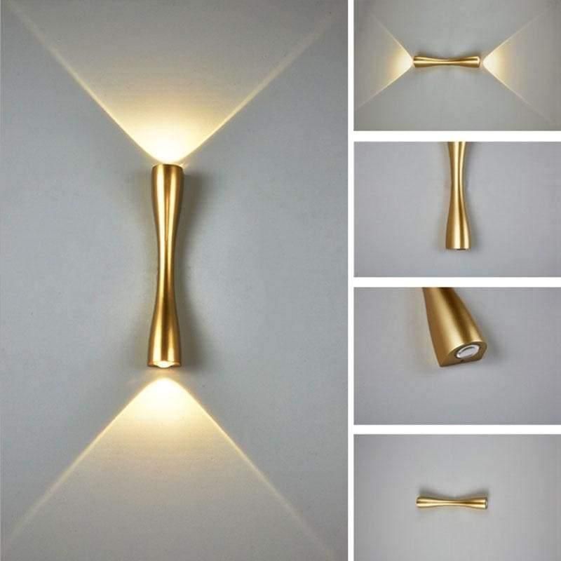 applique murale couloir gold