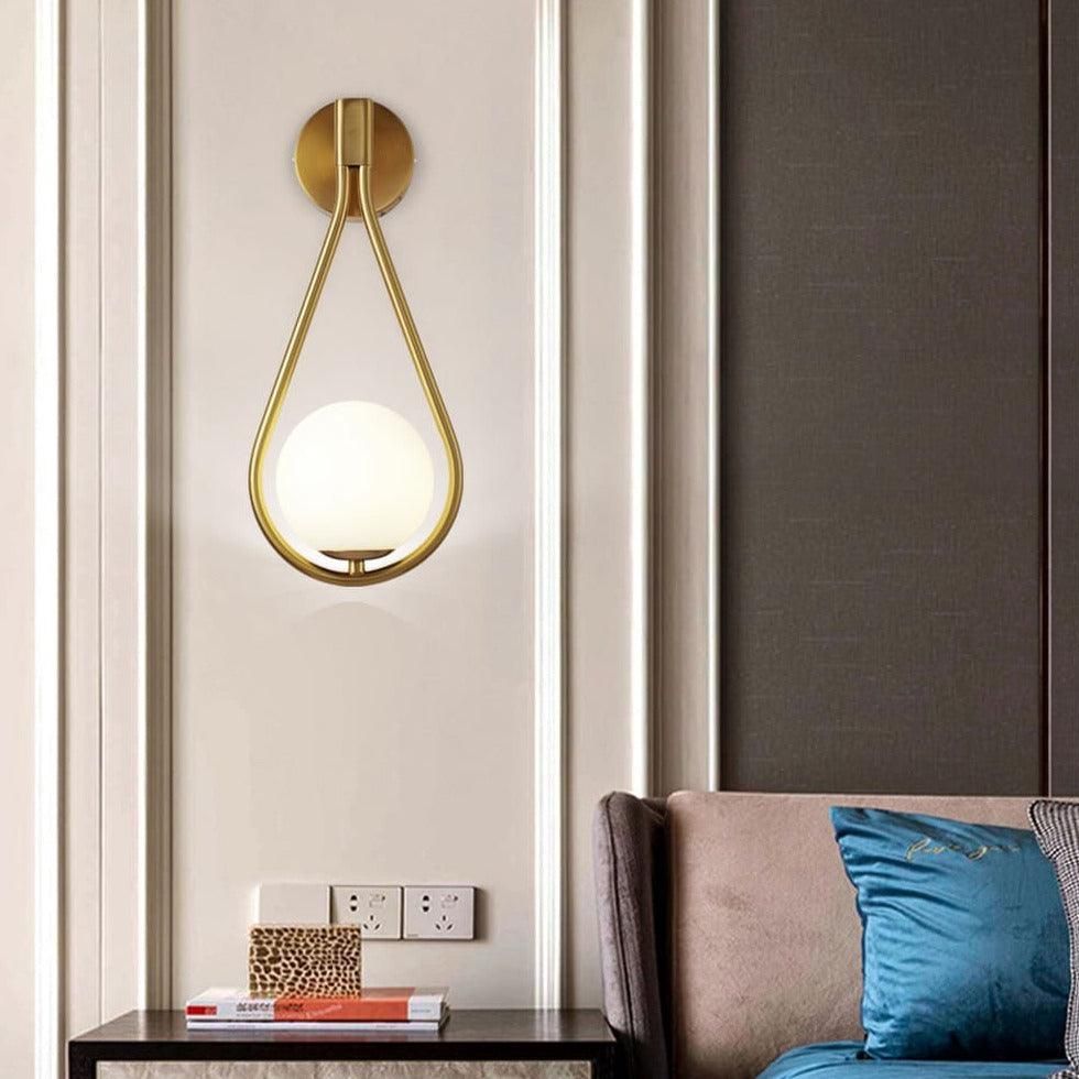 lampe vintage entrée