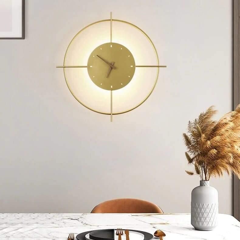 horloge design en bois