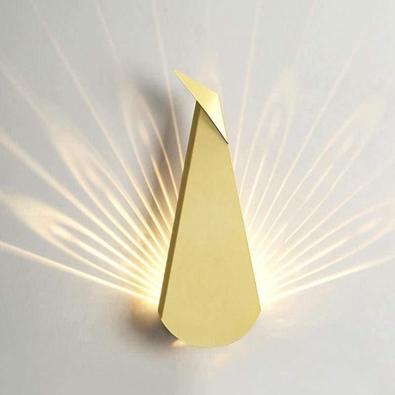 lampe paon pour décoration intérieure