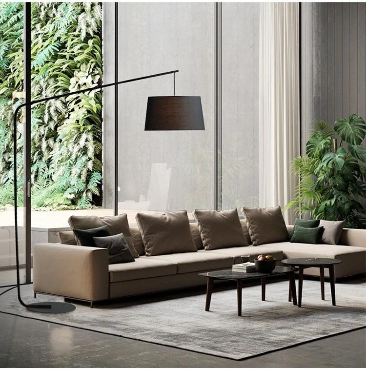 éclairage chaleureux lampadaire pour salon