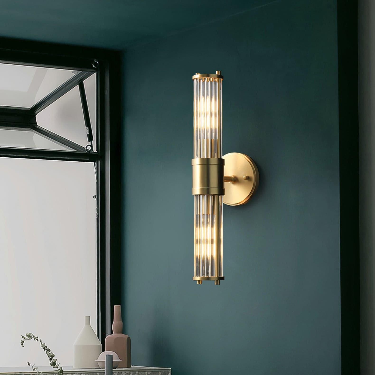 luminaire mural en verre