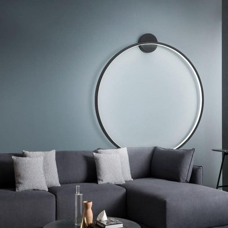 lampe murale en forme ronde