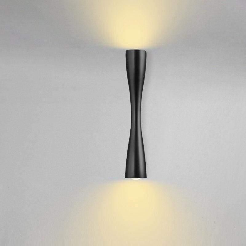 éclairage couloir doré applique murale